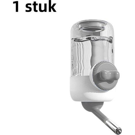 Fontaine À Eau Suspendue - 900 Ml - Pour Cage En Fil De Fer - Adaptée Lapins Chinchillas Cochons D Inde Hérissons Furets - 1 Pièce (1/5)