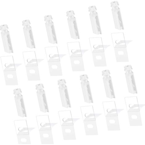 de 12 Set De Languettes Et Clips pour Stores Verticaux Pices