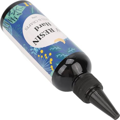 Colle Résine UV Transparente Séchage Rapide, Résine Ultraviolette pour Bijoux DIY, Moulage et Revêtement, 100 ml (1/5)