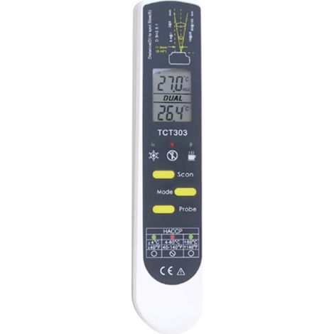 TFA Dostmann DualTemp Pro Termometro Infrarosso Bianco