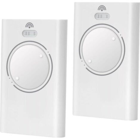 2 Pièces Telecommande Porte de Émetteur de Garage 868MHz,Telecommande Portail 2 Canaux Compatible avec XT2 868 SLH, XT 868 SLH(Blanc) (1/4)