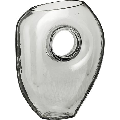 Mica Vase Jay Glas grau 22,5 cm Vase (1/2)