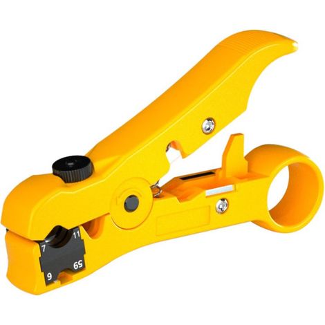 Pinze spelafili multi-cavi Coax, rete, tv, telefono, TV – Taglio a Mano e strip – All-in-one (1/5)
