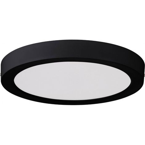 PLAFONNIER LED NOIR DIAM 30CM 2750 LUMENS 4000K