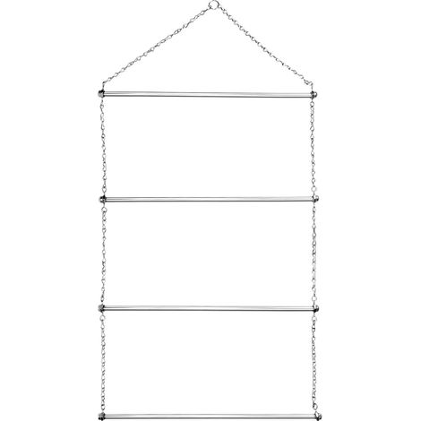 Porte-couvertures pour Chevaux, 60 cm en Acier Inoxydable 304 pour Tapis de Selle, Tapis de Cheval et Serviettes Construction Robuste à 4 Niveaux (1/5)