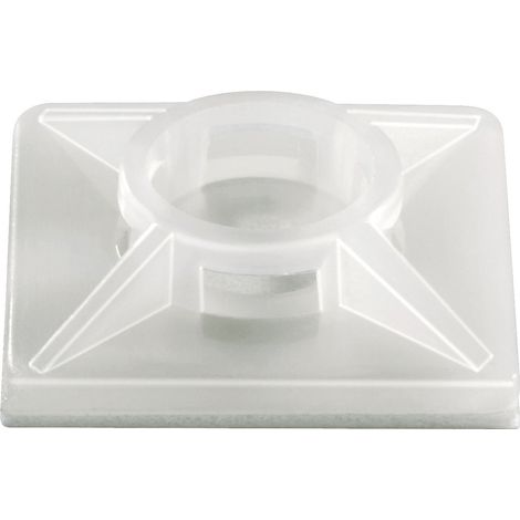 TRU COMPONENTS TC-HC19R203 Befestigungssockel selbstklebend 1593034 Bündel-Ø-Bereich 3 mm (max) 4fa (1/5)
