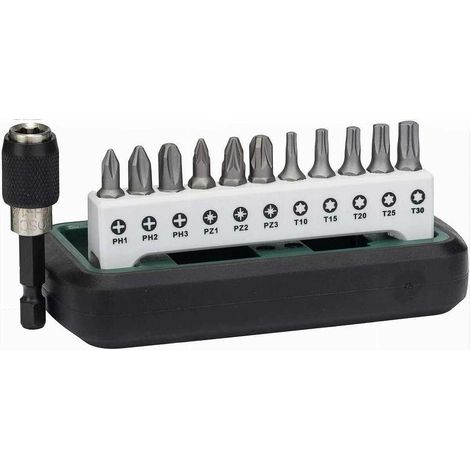Bosch BOSCH 12-teiliges Kompakt Bitset, 2608255993 - PH-PZ-T (1/3)