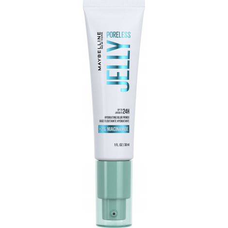 Base de maquillaje fijadora Maybelline Poreless Jelly 24H + 2% niacinamida 30 ml