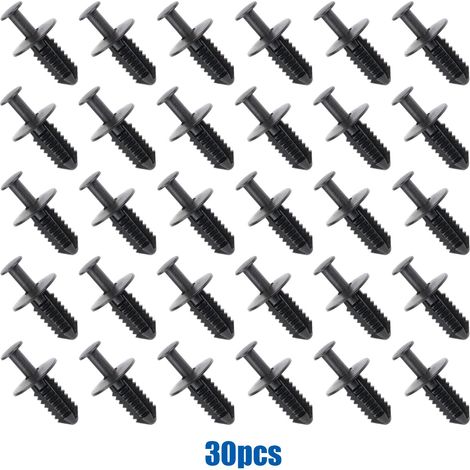 Kit de 30 pièces : Clips de fixation à poussoir pour pare-chocs et passages de roue — Compatible Mercedes-Benz (1/5)