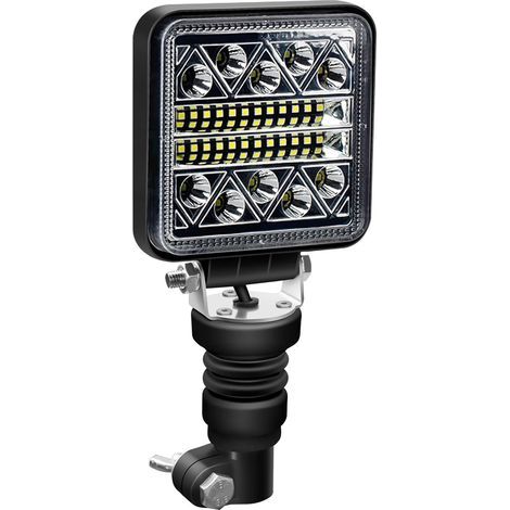 AnTom 102W Phare de Travail à LED, 24mm DIN Gyrophare Support - IP68-12/24V - Flexible (1/5)