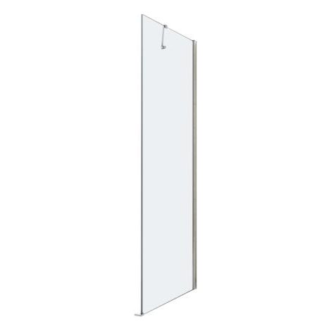 ONDEE - Mamparas de baño FRISCO, Mamparas de baño fija - Vidrio templado T  - Acabados cromados - 80x192,1x0,6cm
