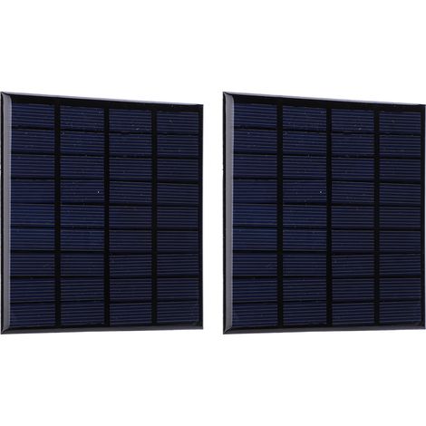 panneaux solaires époxy 9 V CC 2 W, module de chargeur pour jouets avec batterie en polysilicium et câble de 100 cm (1/5)