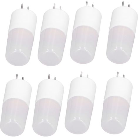Lot de 10 ampoules LED G4 blanc chaud pour plafonnier, applique murale AC12V, idéales pour salon et bureau. (1/5)