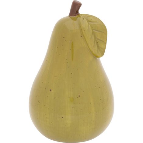 Pera decorativa Nirina, 15 cm de altura, verde - Atmosphera créateur d'intérieur