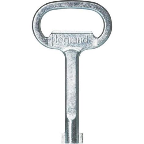 Clé Métal Double Barre - 1 Unité - Acier Robuste - Pour Serrure à Empreinte - Usage Résidentiel et Commercial - Modèle Standard