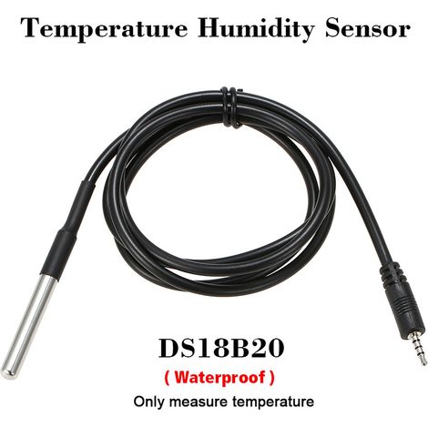 Wasserfester Temperatursensor mit Edelstahlsonde für den Heimgebrauch (1/5)