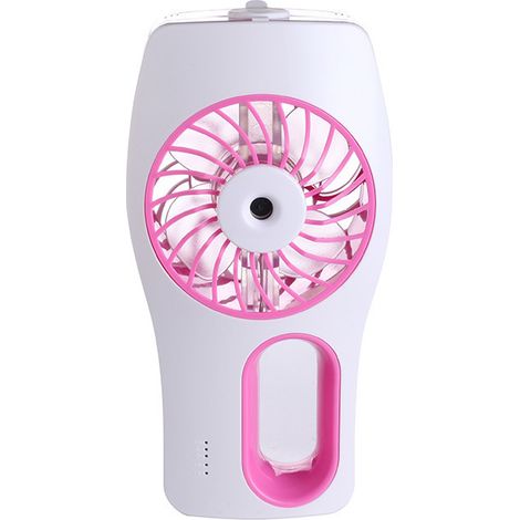 Mini ventilateur USB rechargeable USB avec refroidissement,3 modes de circulation pour le bureau, les voyages, l'extérieur (rose (1/5)