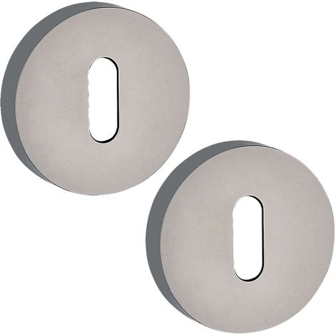 Rosace inférieure Verdon - 52 mm - Finition satinée mate - Construction durable - Pour portes intérieures (1/5)