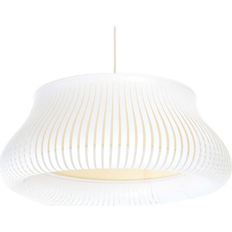 Suspension design blanc forme originale pour salon ou chambre - Ø 45 cm (1/5)