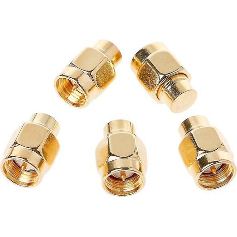 Passende, vergoldete SMA-Stecker (männlich) für 50-Ohm-HF-Koaxiallasten (1/4)