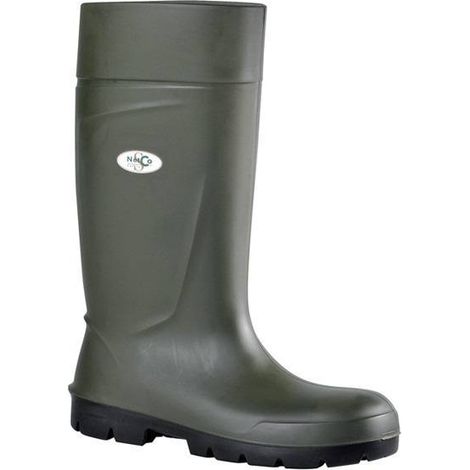 Bottes polyuréthane de sécurité Delta Plus - CBA - Couleur Vert - Pointure chaussures 38