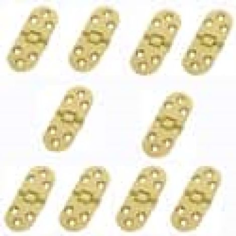 10 PCS Charnières de Table Arrondis, 180 Degrés Charnière de Table Pliante à Alliage Zinc Pliantes (1/5)