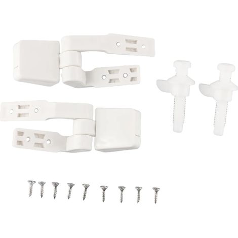Kit de remplacement de charnière de siège, blanc (1/5)