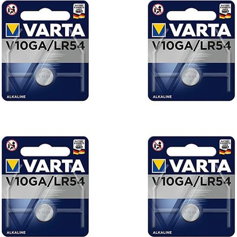 .4 piles Varta V10GA LR54.