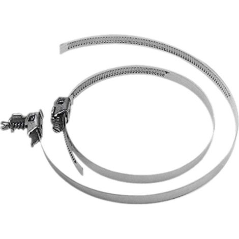 Collier de serrage S 100 DN 100 ruban metallique avec manchon de serrage (emballage:2pcs)