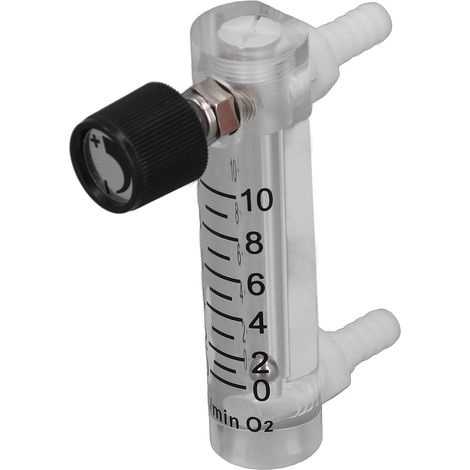 Einbau-Durchflussmesser 0-10 l/min, Acryl-Gasdurchflussmesser-Prüfgerät zur Messung und Einstellung (1/5)