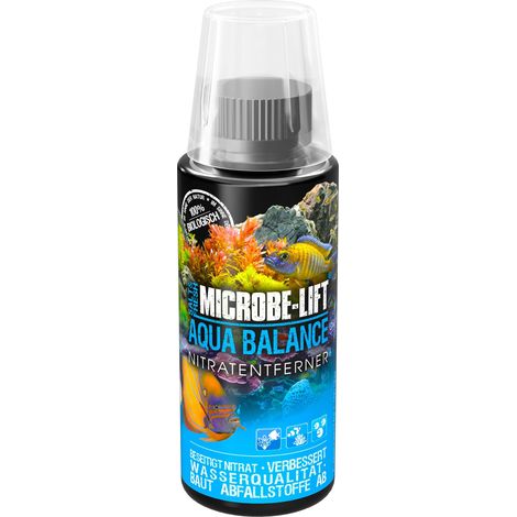 MICROBE-LIFT Aqua Balance – pulisce l'acquario, riduce il numero di cambi d’acqua, rimuove i nitrati, per acqua dolce e marina, (1/5)