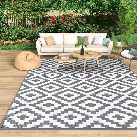 Neptune – Tapis extérieur antidérapant 180 x 270 cm – Résistant aux UV – Pour patio, terrasse, plage, jardin – 100% polypropylène (1/5)