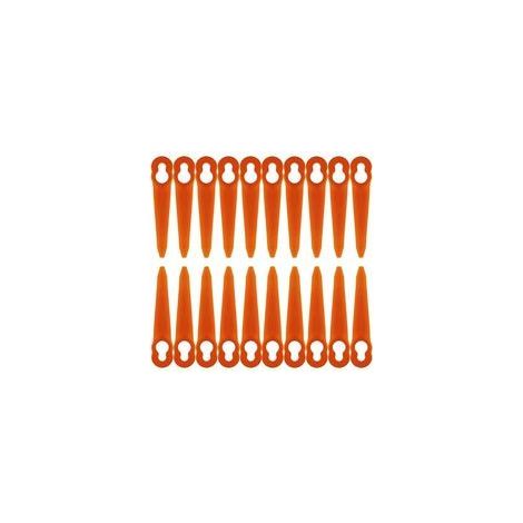 100 lames pour Stihl PolyCut 2-2 PolyCut 3-2, FSA 45 FSA 57 FSE 52, lames en plastique pour tondeuse sans fil Stihl (1/5)