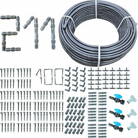 Tuyau d'irrigation goutte à goutte sans compensation de pression 100 m et accessoires 211 (1/5)
