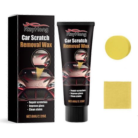 Pâte de réparation des rayures de voiture, pâte professionnelle pour effacer les rayures, 120 ml (1/4)