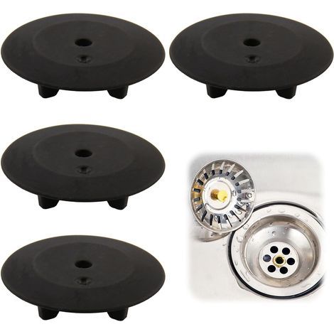 CCYKXA 4-Piece Three-Prong Washer, Compatible, 55.5 mm Diameter, Sink Sealing Gasket, Sink Plug Repair
