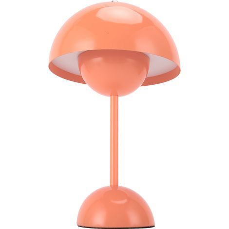 Vintage LED-Schreibtischlampe, kabellos, wiederaufladbar, Nachttischlampe, Schlafzimmerlampe, Rosa (1/5)