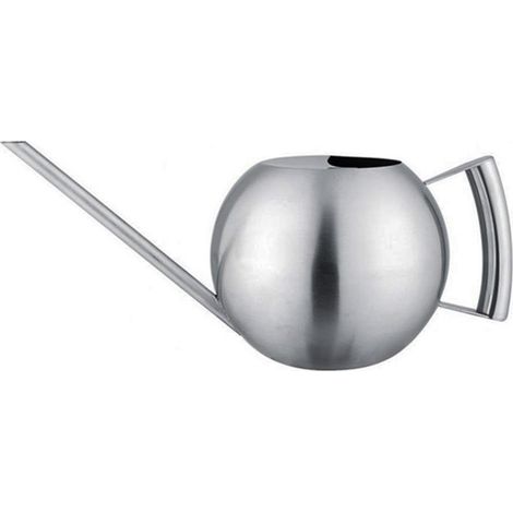 Arrosoir multifonctionnel en acier inoxydable, longue buse, jardin en métal pour plantes intérieures et extérieures (1/5)