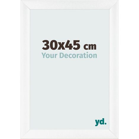 yd. - Cadre photo 30x45 - Blanc Mat - MDF - Pisa (1/5)