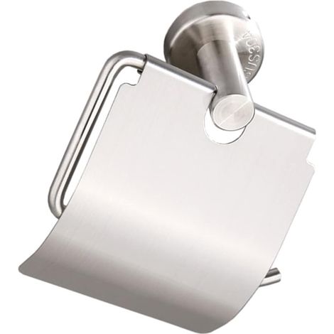Porte-Papier WC Mural Acier Inoxydable Support De Rouleau De Papier pour Salle De Bain Design Élégant Et Résistant pour Maison Et Bureau (1/5)