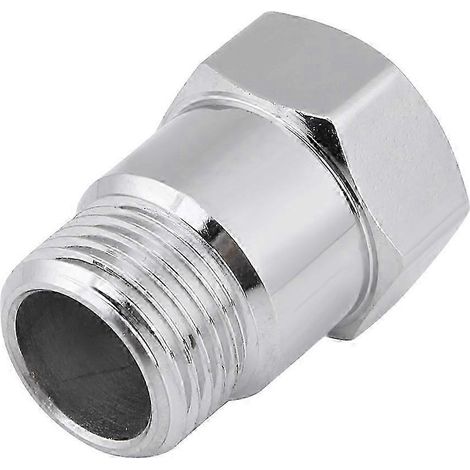 2 Stück 32 mm M18 x 1,5 O2 Sauerstoffsensor Verlängerung Spacer Bungs Adapter Silber (1/5)