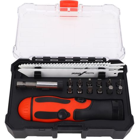 Manual Saw Set with Handle Reciprocating Saw for Metal Plastic Pipe Cutting Woodworking Craft Projects
