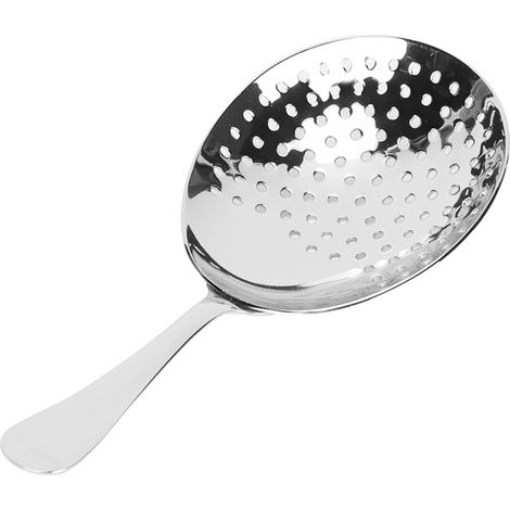 Passoire à julep en acier inoxydable – Filtre à cocktail perforé – Finition miroir (1/5)