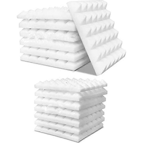 Lot de 12 panneaux acoustiques, panneaux en mousse insonorisante pour studio de musique, etc. (1/5)