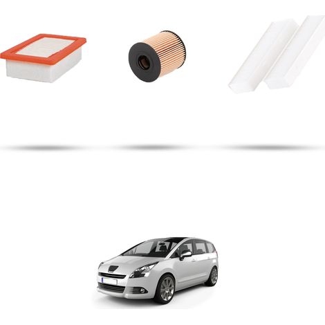 Kit tagliando 3 filtri compatibile con Peugeot 5008 1.6 16v 115kw dal 2009 (1/5)