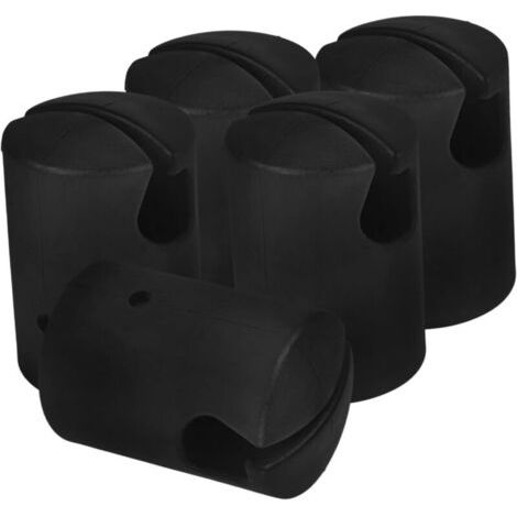 Pair Lot de 5 embouts de poteaux de trampoline en plastique durable pour un remplacement facile. Fournitures de trampoline essentielles pour le trampoline et la réparation.