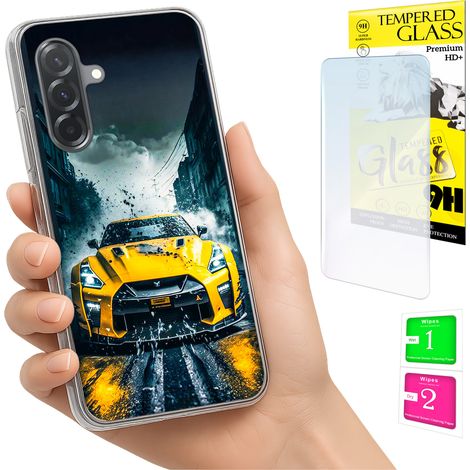 Custodia per Samsung Galaxy A36 / A56, cover fotografica, cover posteriore + vetro 9H (1/5)
