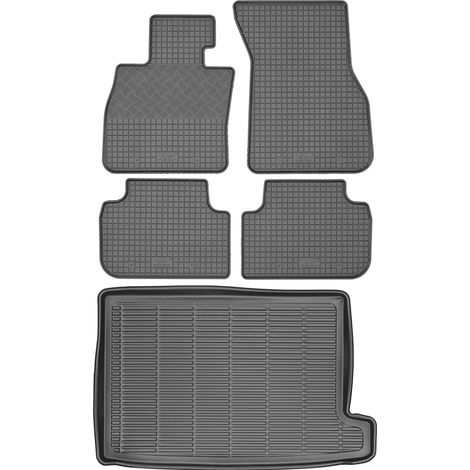 BMW Serie 1 F40 Hatchback de 2019 (JUEGO) - Alfombrillas de goma para coche + alfombrilla para maletero (1/5)