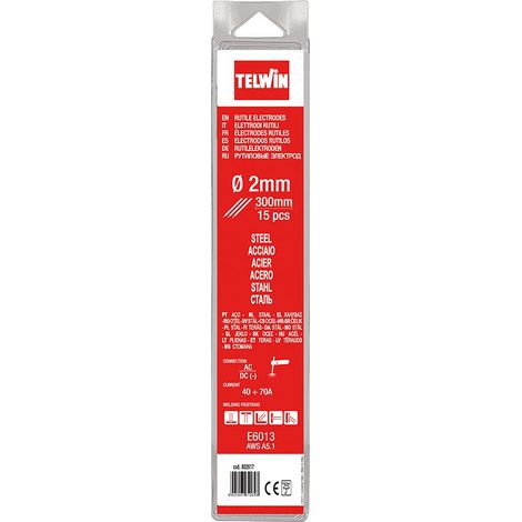 Telwin 15 elettrodi rutili diametro 2mm 802617
