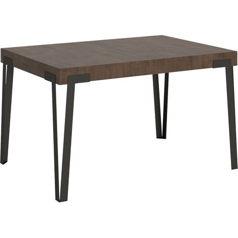 Tavolo allungabile 90x130/234 cm Rio Noce telaio Antracite (1/3)
